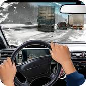 Winter Race in Car Lada Taz 2.1