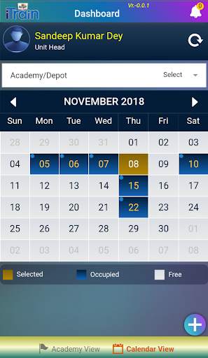 iTrain App screenshot 2