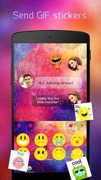 Keyboard -Boto:Colorful Galaxy screenshot 3
