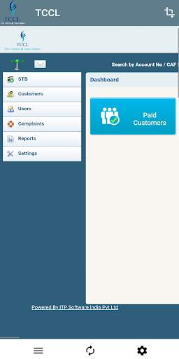 TCCL LCO Login screenshot 2