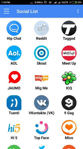 Social Networks : All in one Social Media Classic screenshot 3