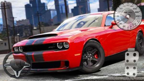 Muscle Dodge Challenger - Hellcat Driving USA screenshot 4