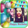 Birthday photos movie maker- Photos video maker logo
