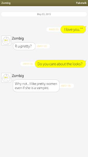 Faketalk - Chatbot screenshot 1