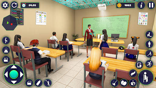 School Girl Life Simulator 3D screenshot 2