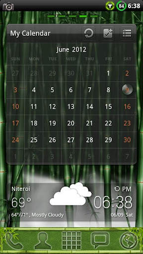 Bamboo GO Launcher EX Theme screenshot 8
