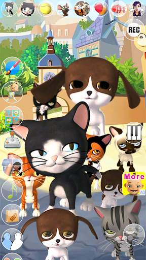Talking Cat and Dog Kids Games screenshot 6
