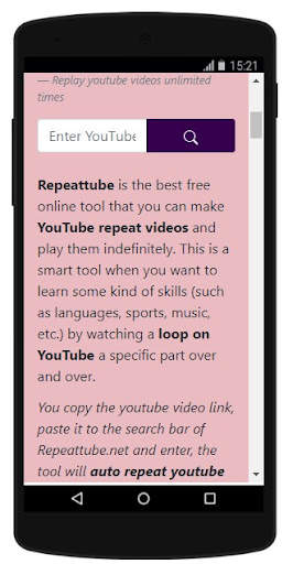YouTube Repeat screenshot 2