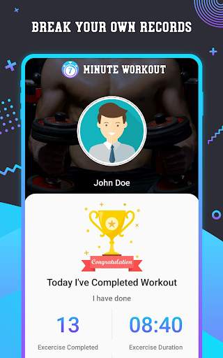 7 Minute Workout: Daily Exercise for Weight Loss screenshot 16