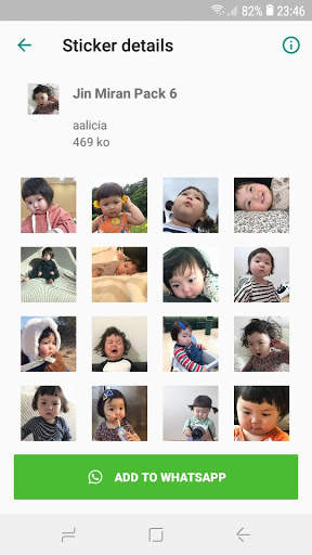 Funny Baby Stickers screenshot 3