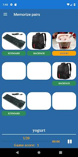 Memory Games: memory training screenshot 5