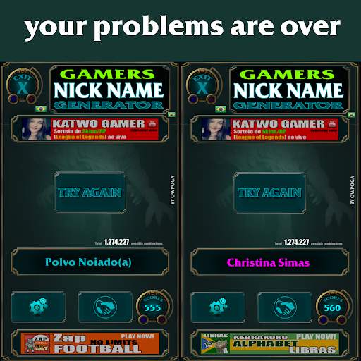Gamers NickNames Gen screenshot 1
