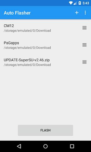 Auto Flasher ROM flash utility screenshot 1