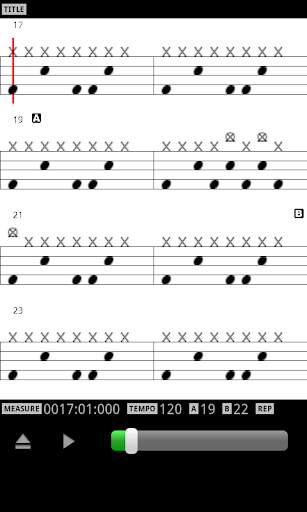 MIDI Drum Score Player screenshot 1