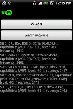Wifi Droid Profesional screenshot 1