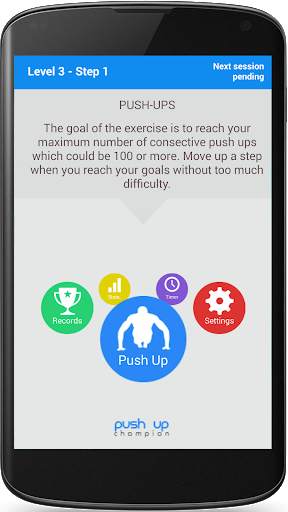 Push-Ups Champion Lite screenshot 1
