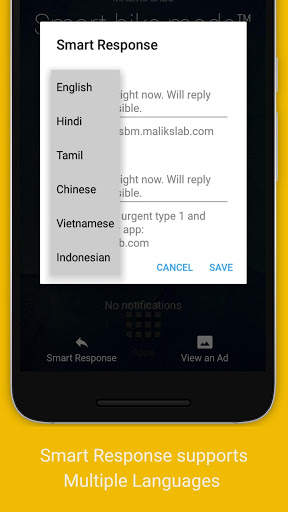 Smart bike mode Auto Responder - Maps, Media & Sms screenshot 5