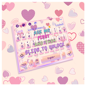 Girly Lock Screen Keyboard Theme icon