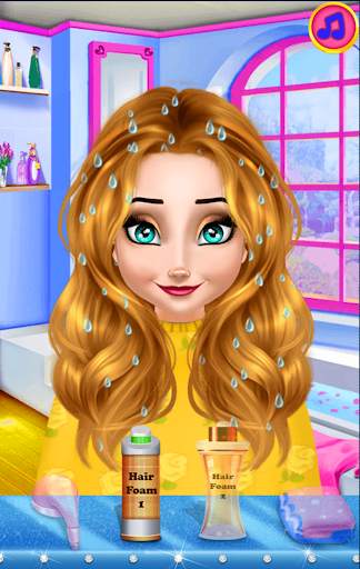 Hair salon girl princesses kingdoms choose styles screenshot 5