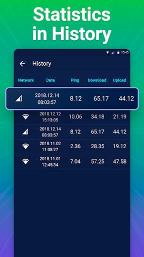 Internet speed test screenshot 3