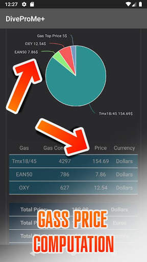 DiveProMe Scuba Technical Diving Planner screenshot 2