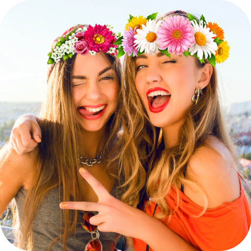 Flower crown photo editor icon