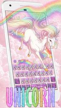Mystical Unicorn Keyboard Theme screenshot 2