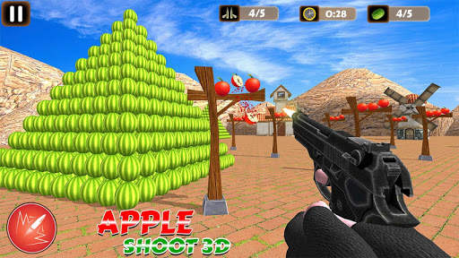 Apple Target Shoot: Watermelon Shooting Game 3D screenshot 1