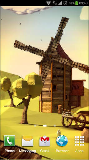 Paper Windmills 3D Free lwp screenshot 3