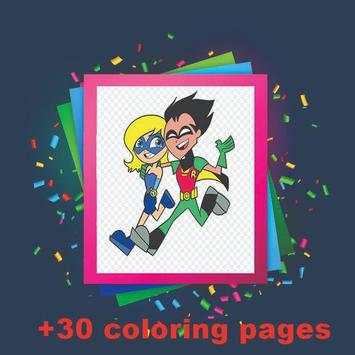 Teen Titans  Coloring Book screenshot 4