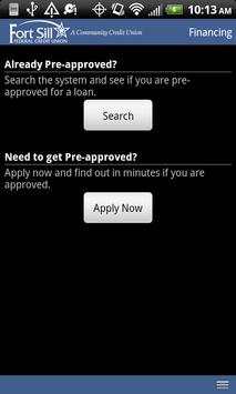 Fort Sill FCU AutoSMART screenshot 6