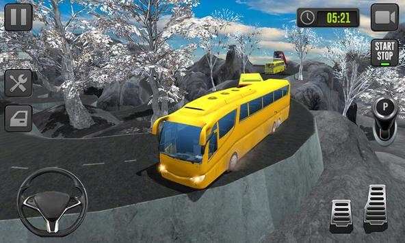 Bus Racing On Mountain Game - Hill Coach Driver screenshot 1