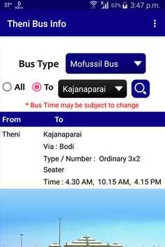 Theni Bus Info screenshot 8