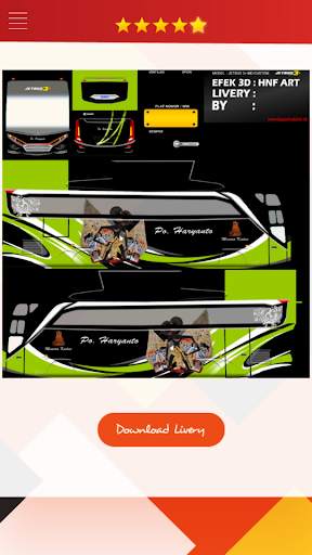 Livery Bussid HD Complete screenshot 5