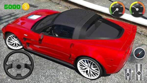 Parking Corvette ZR1 - City Car Driving screenshot 3