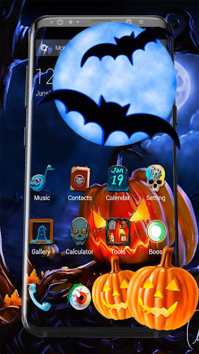 Halloween Night 2019 APUS Launcher Theme screenshot 1