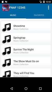 FNAF 12345 Songs Lyric screenshot 2