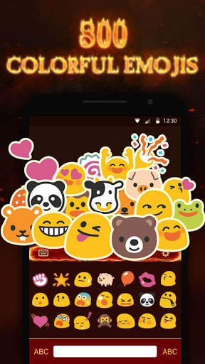 Flame Phoenix Keyboard Theme for Android screenshot 2