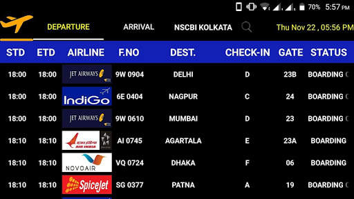Kolkata FIDS скриншот 4