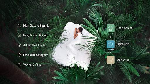 Relaxing Night Nature Sounds Offline: Calm & Sleep screenshot 1