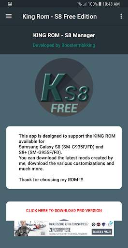 KING ROM - S8 FREE Edition screenshot 1