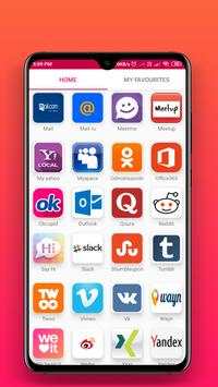 All Social Media - Social Network in One App screenshot 1
