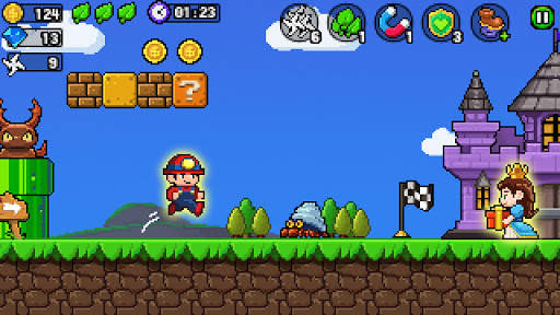 Pixel World - Super Run screenshot 1