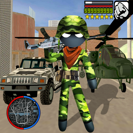 Stickman Us Army Rope Hero Cou icon