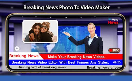 Breaking News Video Maker screenshot 2
