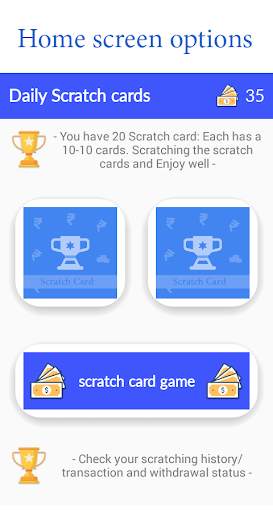 Scratch card - Scratch card to win cash screenshot 1