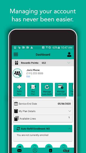 Total Wireless My Account screenshot 1