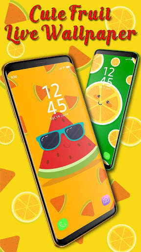 Cute Delicious Fruit APUS Live Wallpaper screenshot 1