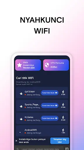 Kata Laluan WiFi Instabridge screenshot 2