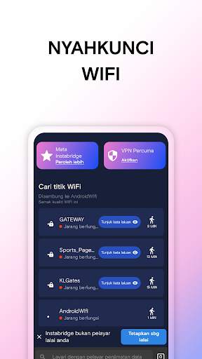 Kata Laluan WiFi Instabridge screenshot 2